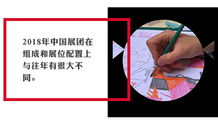 2018年(nián)中國(guó)展團在組成和(hé)展位配置上(shàng)與往年(nián)有(yǒu)很(hěn)大(dà)不(bù)同。